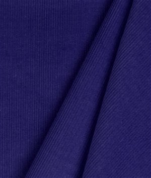 Royal Blue 21 Wale Corduroy Fabric