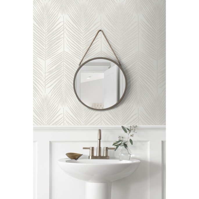 Seabrook Designs Persei Palm Chardonnay Wallpaper image 2 of 5
