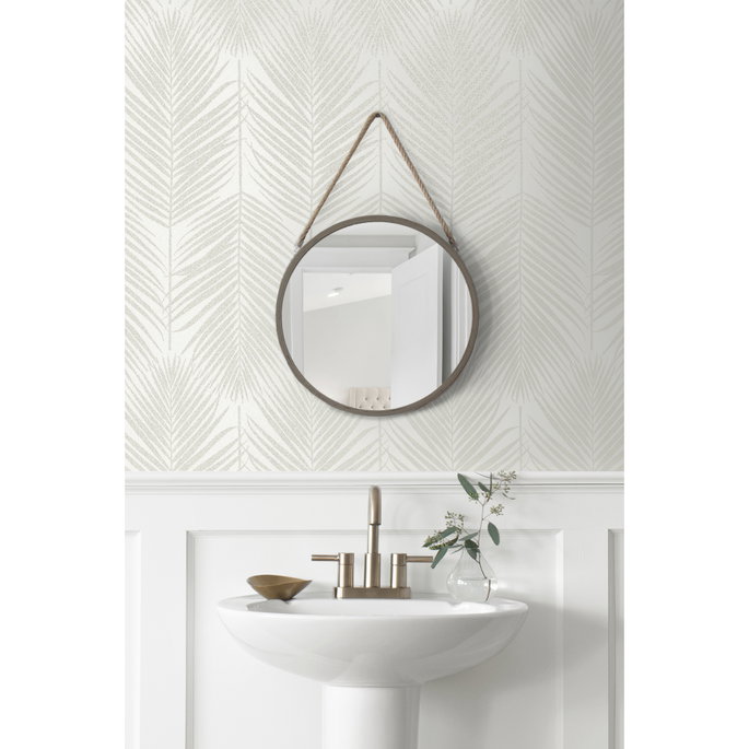 Seabrook Designs Persei Palm Chardonnay Wallpaper image 2 of 5