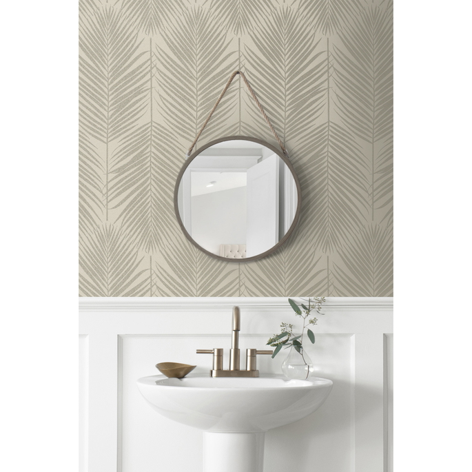 Seabrook Designs Persei Palm Champagne Wallpaper image 2 of 5