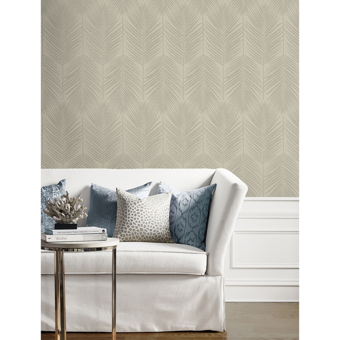 Seabrook Designs Persei Palm Champagne Wallpaper image 3 of 5