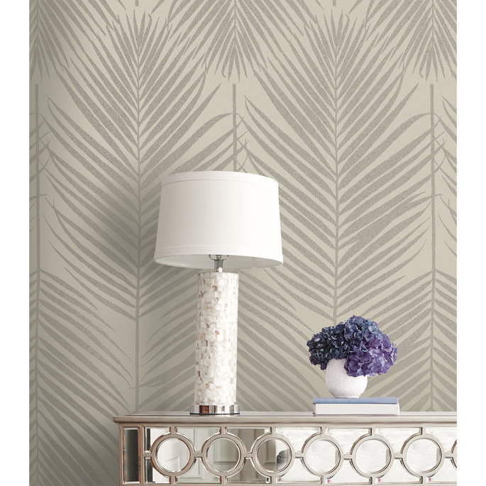Seabrook Designs Persei Palm Champagne Wallpaper image 4 of 5