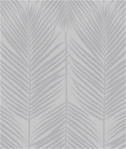 Seabrook Designs Persei Palm Nickel Wallpaper