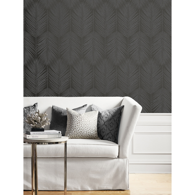 Seabrook Designs Persei Palm Midnight Galaxy Wallpaper image 3 of 5