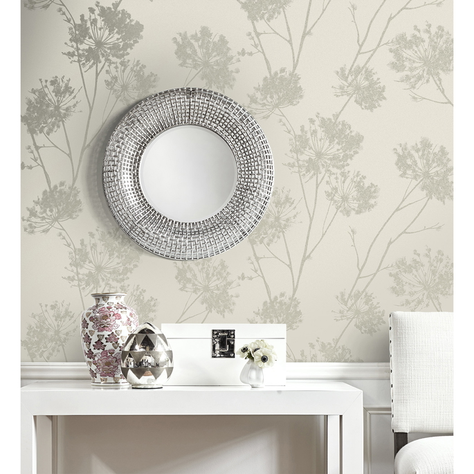 Seabrook Designs Wild Grass Champagne Wallpaper image 4 of 5