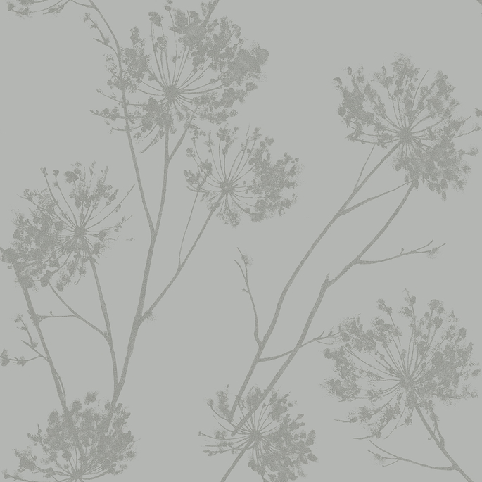 Seabrook Designs Wild Grass Silversmoke Wallpaper image 1 of 5