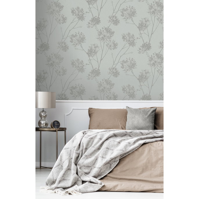Seabrook Designs Wild Grass Silversmoke Wallpaper image 3 of 5