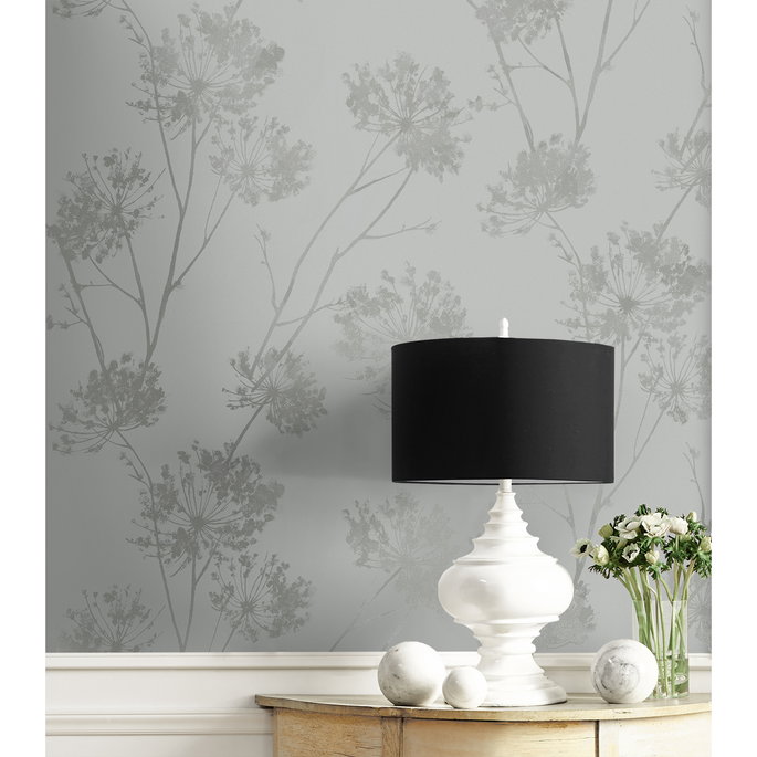 Seabrook Designs Wild Grass Silversmoke Wallpaper image 5 of 5