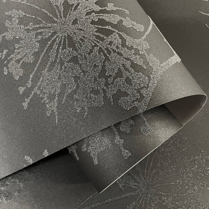 Seabrook Designs Wild Grass Midnight Galaxy Wallpaper image 5 of 5