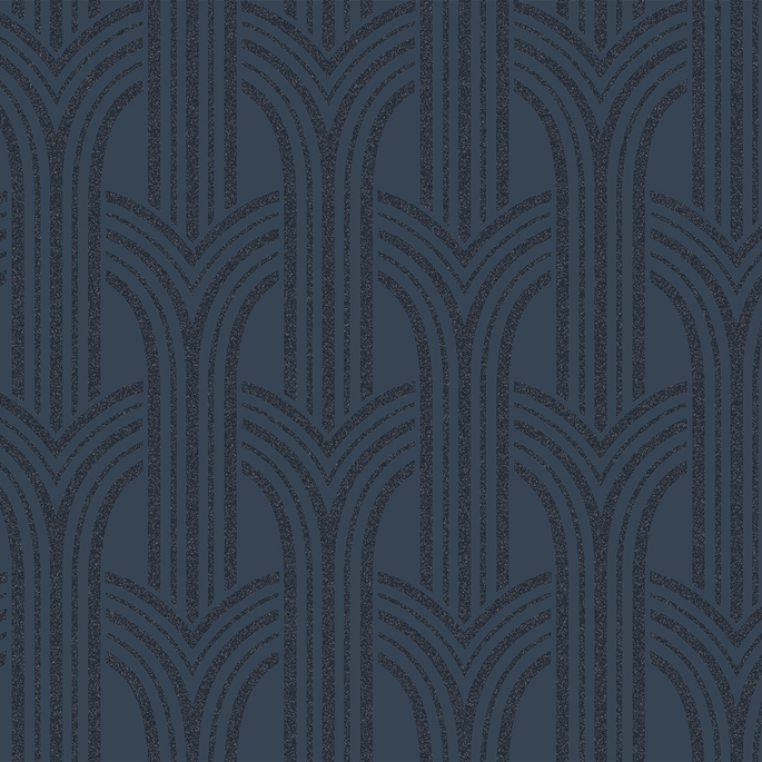 Seabrook Designs Déco Arches Antique Gold &amp; Pearl Wallpaper image 1 of 5