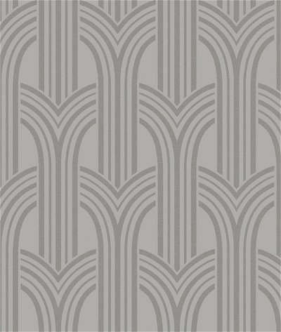 Seabrook Designs Déco Arches Nickel Wallpaper