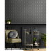 Seabrook Designs Déco Arches Pewter &amp; Galaxy Wallpaper thumbnail image 2 of 5