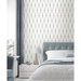 Seabrook Designs Diamond Stripe Pearlescent Wallpaper thumbnail image 2 of 5
