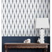 Seabrook Designs Diamond Stripe Celestial Blue &amp; Pearl Wallpaper thumbnail image 5 of 5