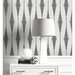 Seabrook Designs Diamond Stripe Nickel &amp; Galaxy Wallpaper thumbnail image 4 of 5