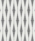 Seabrook Designs Diamond Stripe Black Satin & Pearl Wallpaper