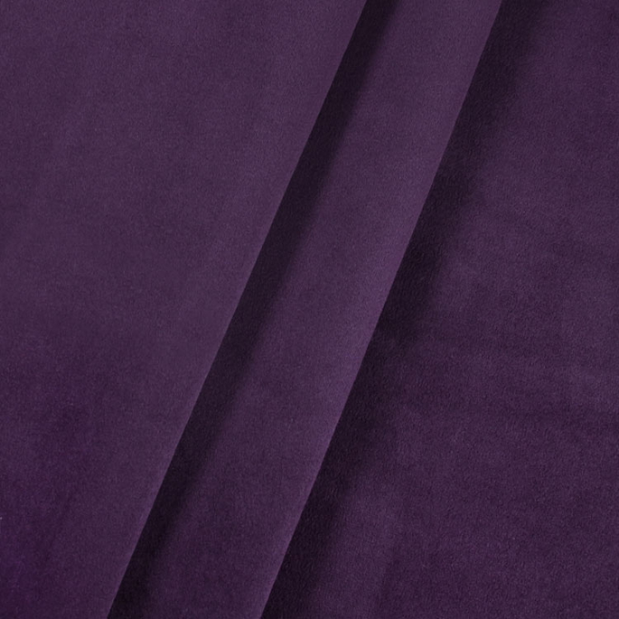 Morgan Fabrics Bella Velvet Aubergine Fabric image 2 of 2