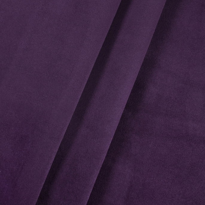 Morgan Fabrics Bella Velvet Aubergine Fabric image 2 of 2