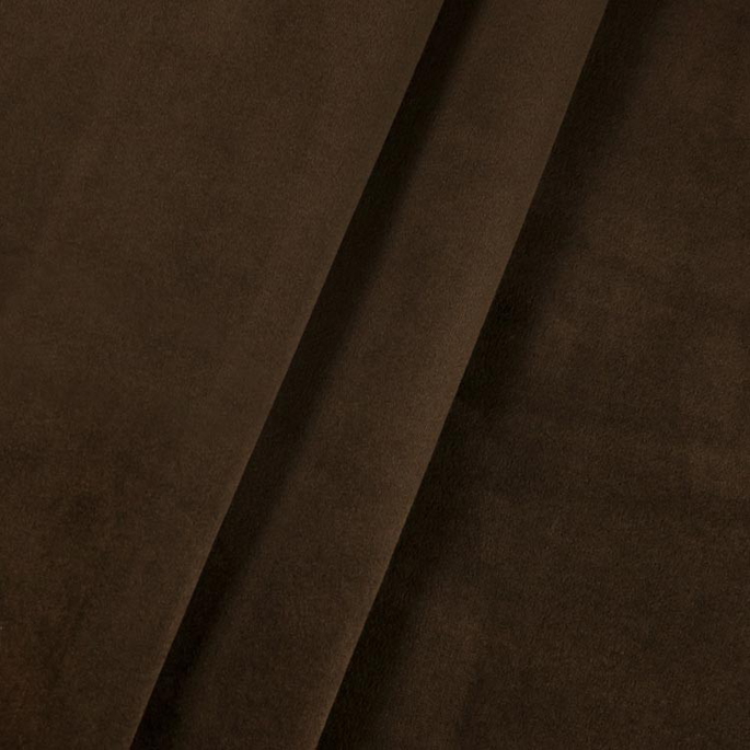 Morgan Fabrics Bella Velvet Chocolate Fabric image 2 of 2