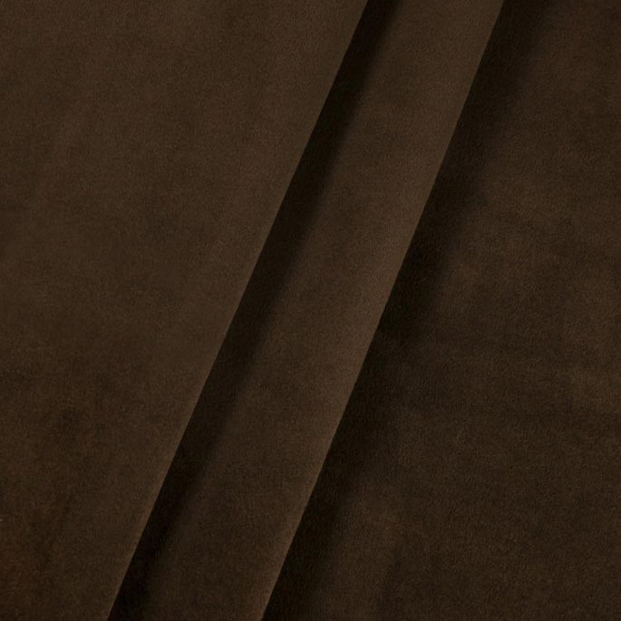 Morgan Fabrics Bella Velvet Chocolate Fabric image 2 of 2