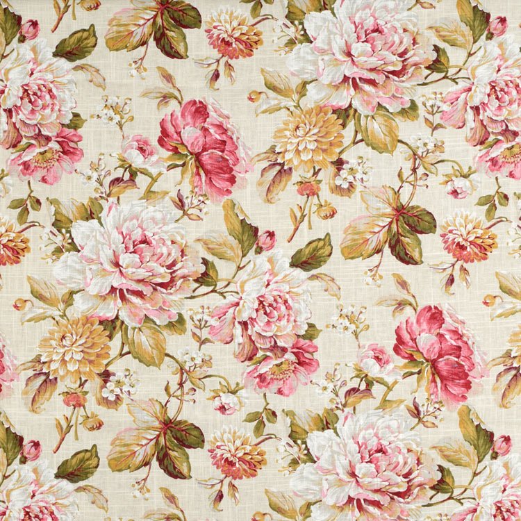 Covington Belle Fleur Tea Rose Fabric