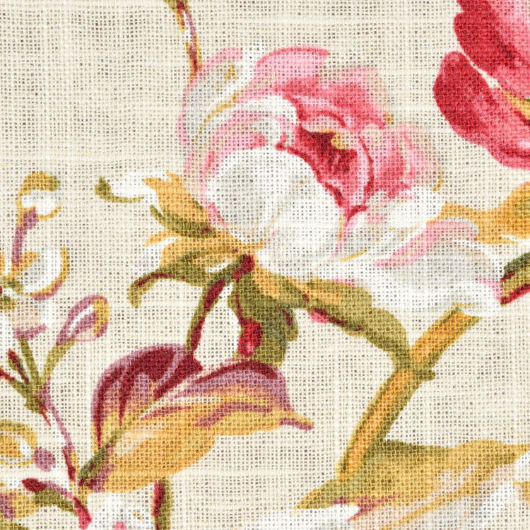 Covington Belle Fleur Tea Rose Fabric - Drapery Décor Fabric