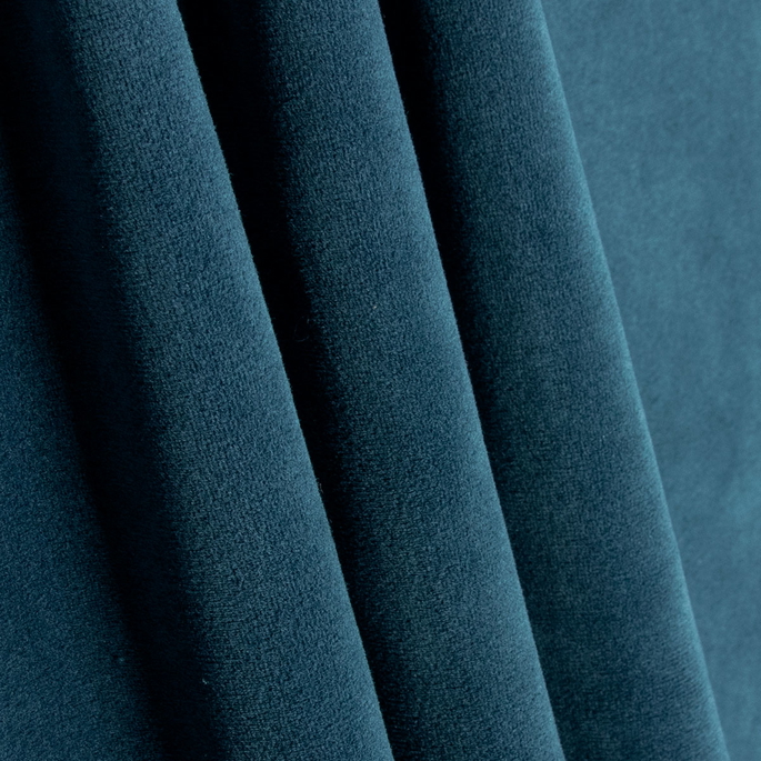 Morgan Fabrics Bella Velvet Lagoon Fabric image 2 of 2
