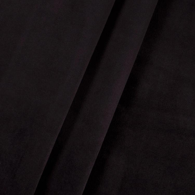 Morgan Fabrics Bella Velvet Black Fabric image 2 of 2