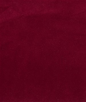 Cherry Red Velvet, Upholstery Fabric, By The Yard, 54