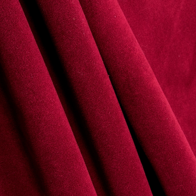 Morgan Fabrics Bella Velvet Merlot Fabric image 2 of 2