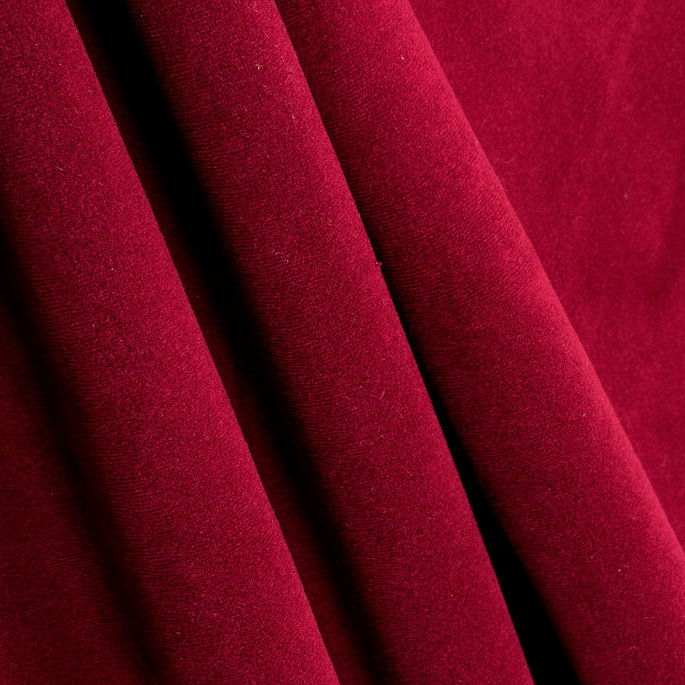 Morgan Fabrics Bella Velvet Merlot Fabric image 2 of 2