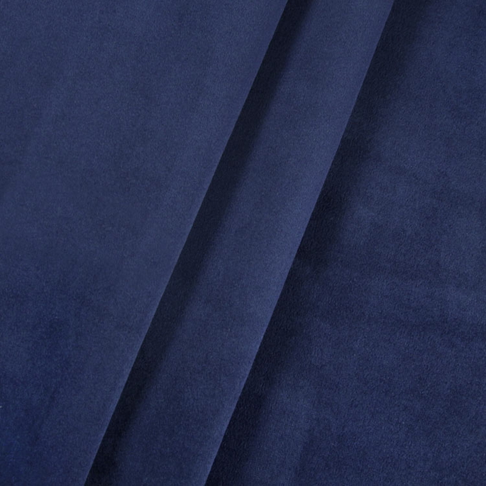 Morgan Fabrics Bella Velvet Navy Blue Fabric image 2 of 2