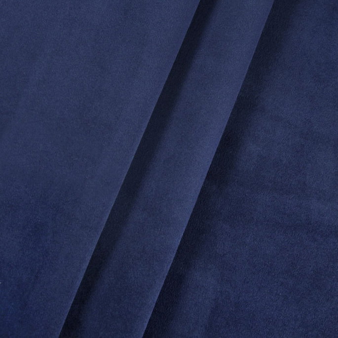 Morgan Fabrics Bella Velvet Navy Blue Fabric image 2 of 2