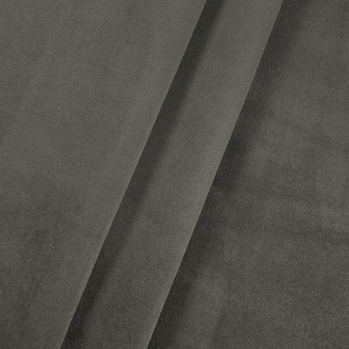 Morgan Fabrics Bella Velvet Pewter Fabric image 2 of 2