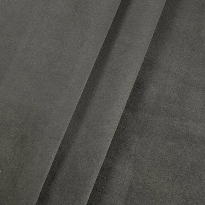 Morgan Fabrics Bella Velvet Pewter Fabric image 2 of 2