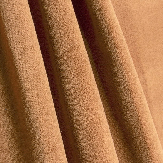 Morgan Fabrics Bella Velvet Tobacco Fabric image 2 of 2