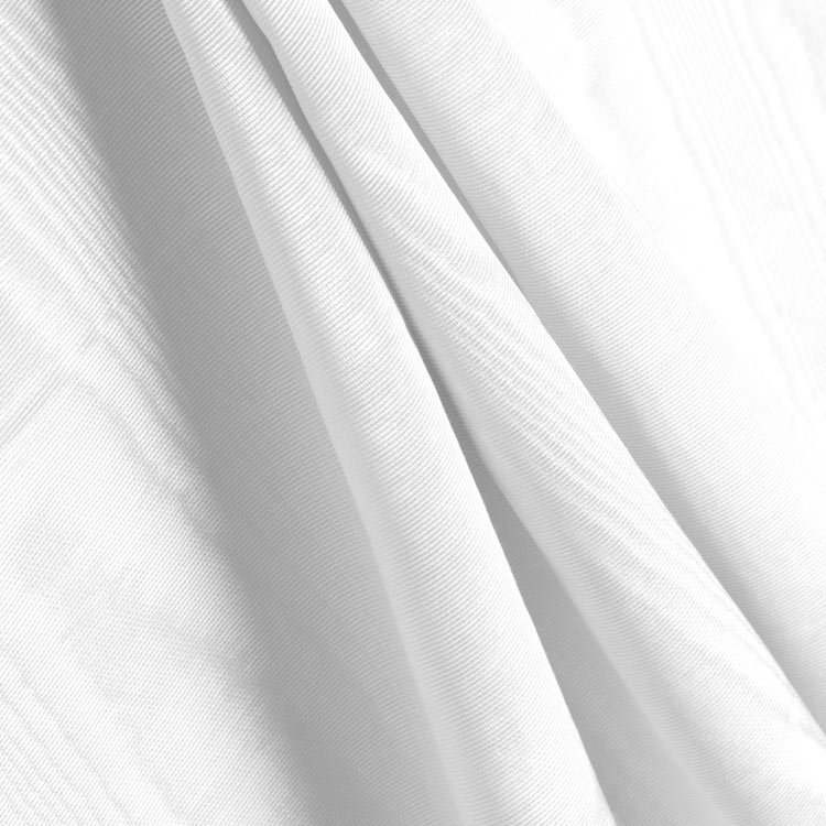 White Bengaline Moire Fabric | OnlineFabricStore