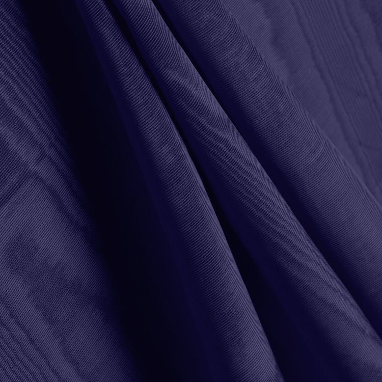 Navy Bengaline Moire Fabric | OnlineFabricStore