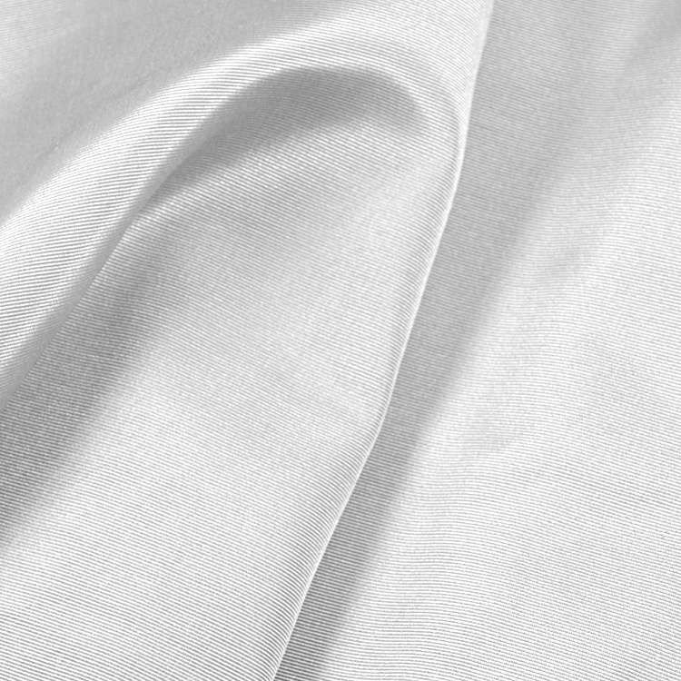 White Bengaline Faille Fabric