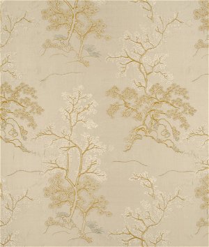 GP & J Baker Oriental Tree Silver Fabric