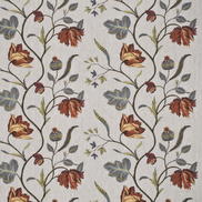 GP & J Baker Tulip Tree Linen Pimento Fabric