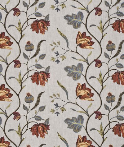 GP & J Baker Tulip Tree Linen Pimento Fabric