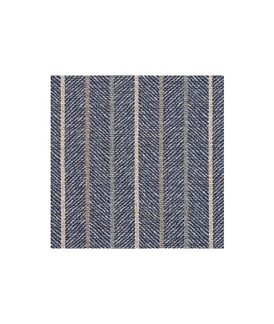 GP & J Baker Silverton Stripe Indigo Fabric