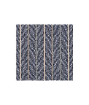 GP & J Baker Silverton Stripe Indigo Fabric