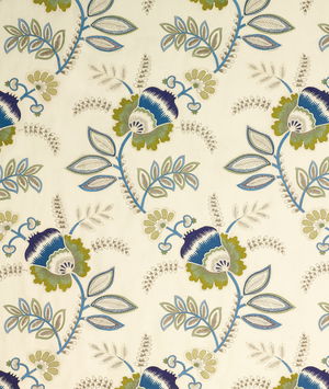 GP & J Baker Somerford Indigo/Ivory Fabric