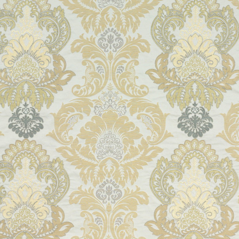 GP &amp; J Baker Waterford Damask Bronze/Natural Fabric