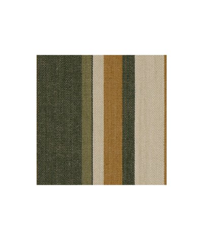 GP & J Baker Drummond Stripe Gold/Sepia Fabric