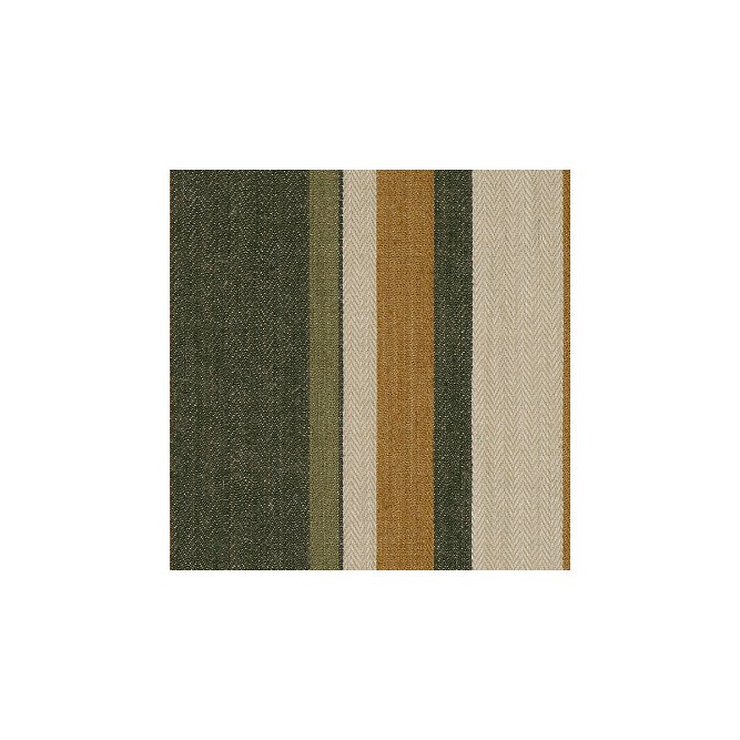 GP &amp; J Baker Drummond Stripe Gold/Sepia Fabric