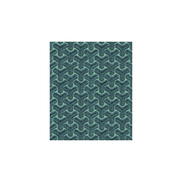 GP & J Baker Chengtudoor Embroidery Blue/Aqua Fabric