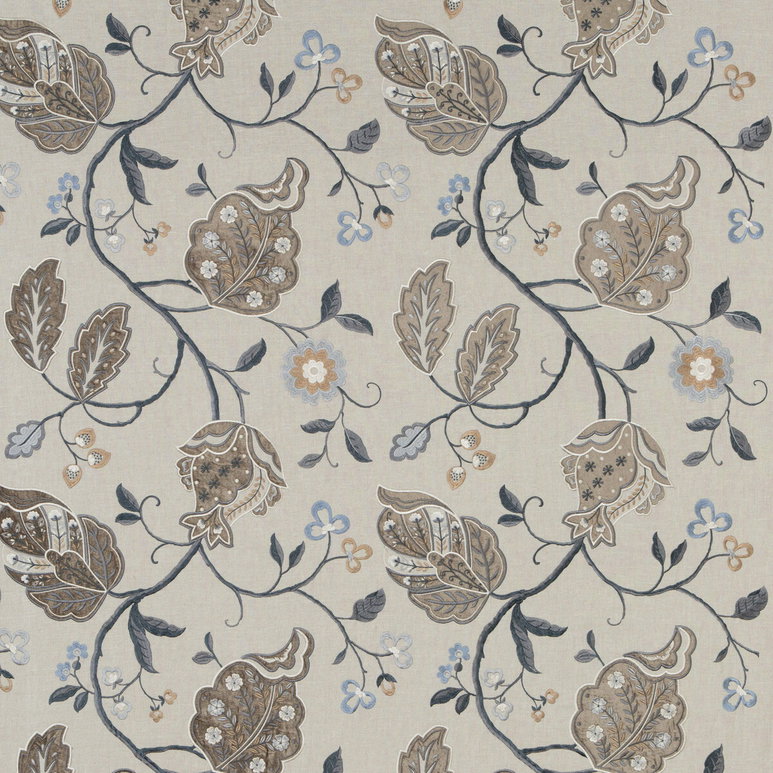 GP &amp; J Baker Calthorpe Indigo Fabric